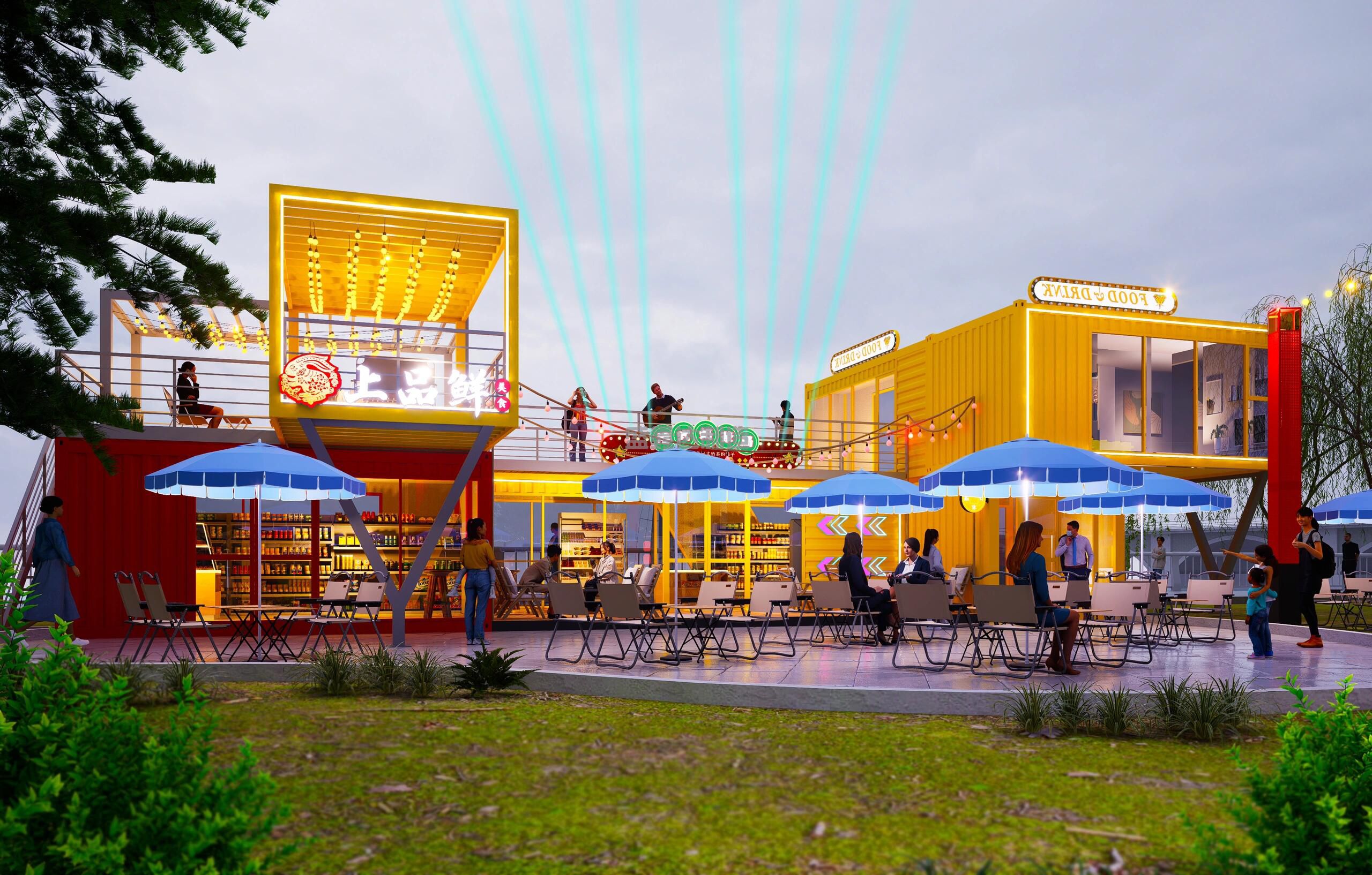 紅集裝箱可以做二層嗎？？在設計做兩層的話如何考慮安全